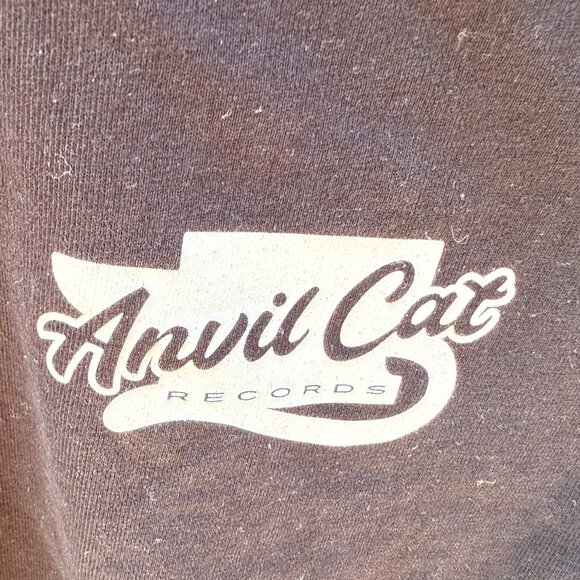 EUC Love Joy Black Long Sleeve Anvil Cat Heavy T-Shirt Limited Release - Picture 4 of 7